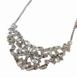 Silver and Diamond Necklace